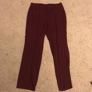Maroon slacks